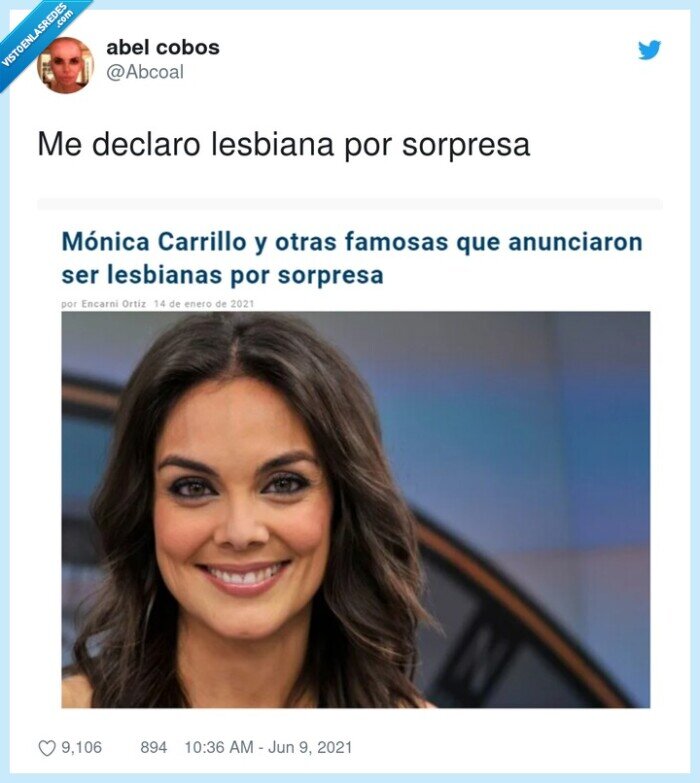 lesbiana,sorpresa,declarar,monica carrillo