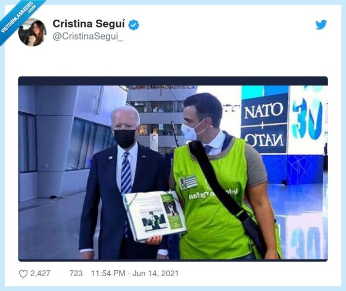 periódico,farola,biden,pedro sanchez