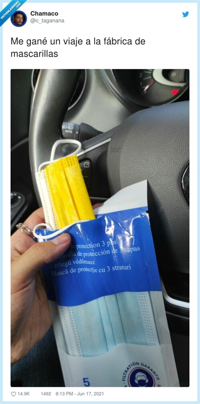 mascarillas,fábrica,ganar,dorado,willy wonka