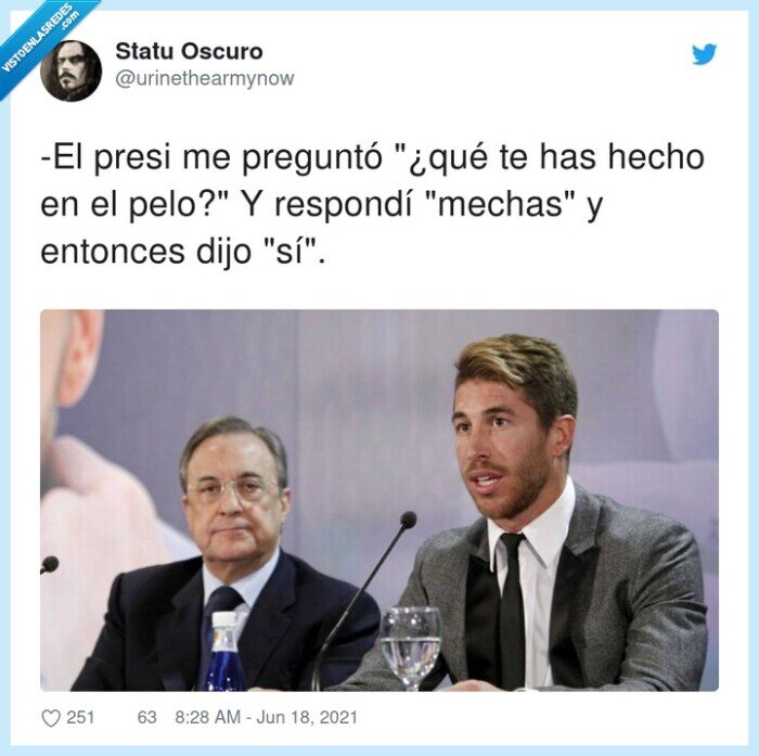 mechas,echar,futbol,real madrid,sergio ramos