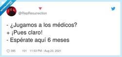 Enlace a Por eso se les llama pacientes, por @RepResurrection