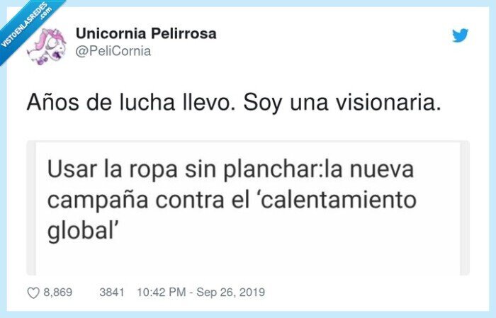 visionaria,años,lucha,planchar,calentamiento global