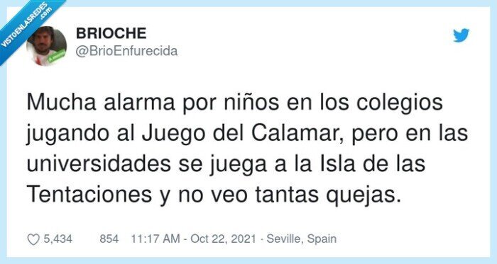 universidades,tentaciones,colegios,el juego del calamar,quejas