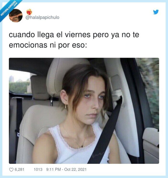 emocionarse,viernes,llegar,triste,aciaga