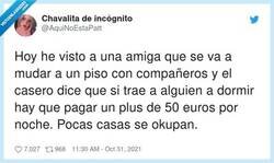 Enlace a Eso se arregla diciéndole al jeta que cada noche que ella no duerma en casa hay una rebaja equivalente, por @AquiNoEstaPatt