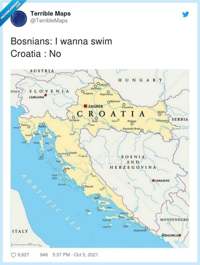 bosnia,croacia,frontera,mar