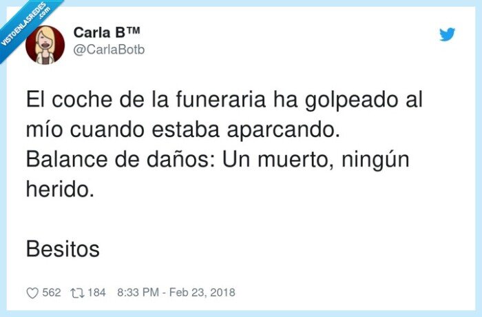 aparcar,funeraria,golpear,balance,muertos