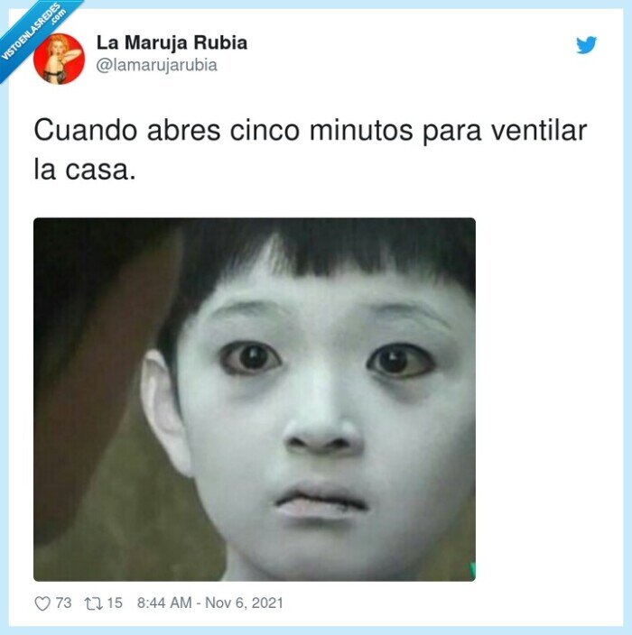 ventilar,minutos,abrir,ventana,frío