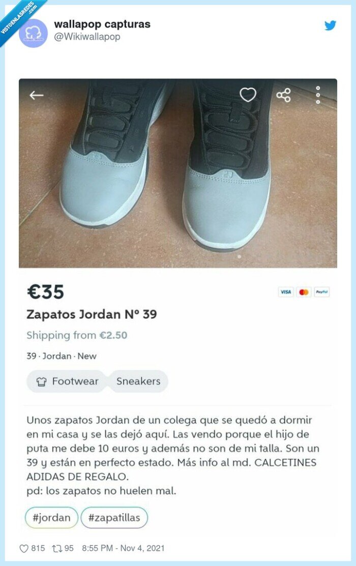 zapatillas,wallapop,venta