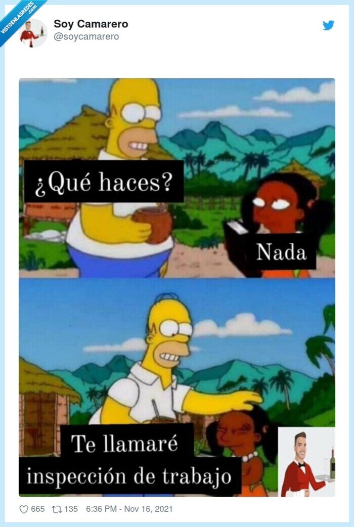 meme,simpson,inspección,trabajo