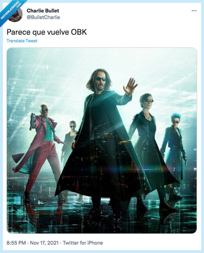 obk,matrix,neo,vuelve