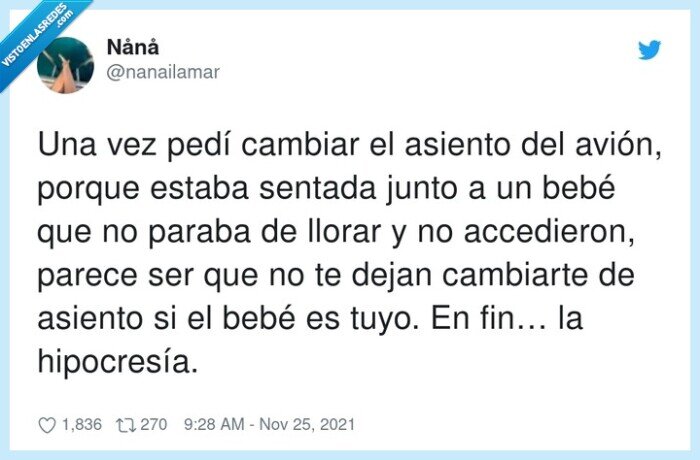hipocresía,bebé,cambiar,asiento,avión
