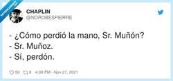 Enlace a Sr Muñón, por @NOROBESPIERRE
