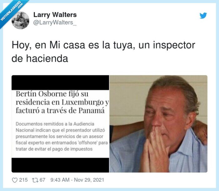 inspector,hacienda,mi casa es la tuya,bertín osborne