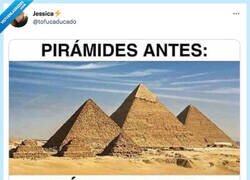 Enlace a La evolución de las pirámides, por @tofucaducado