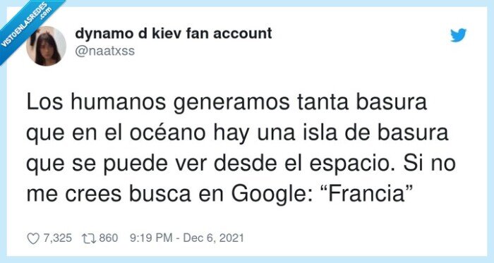 francia,generar,océano,espacio,humanos,google,basura
