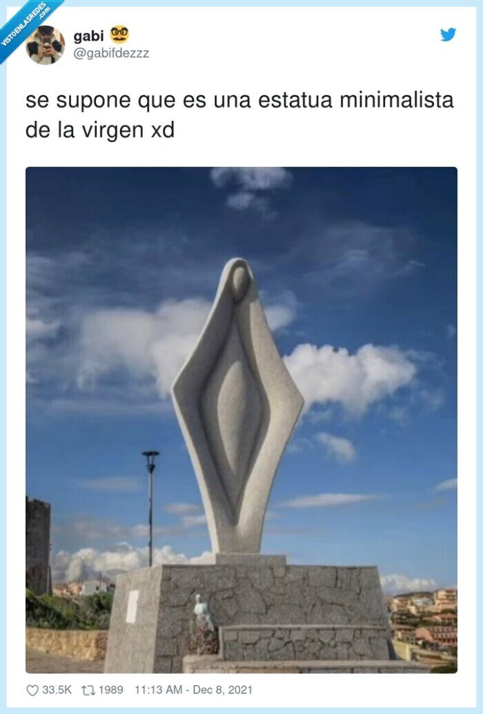 minimalista,estatua,virgen