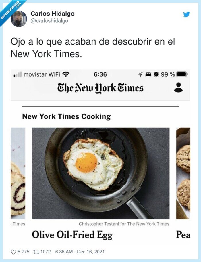 descubrir,acaban,new york times,receta