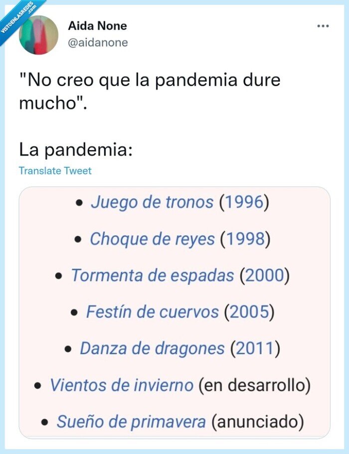 coronavirus,pandemia,juego de tronos