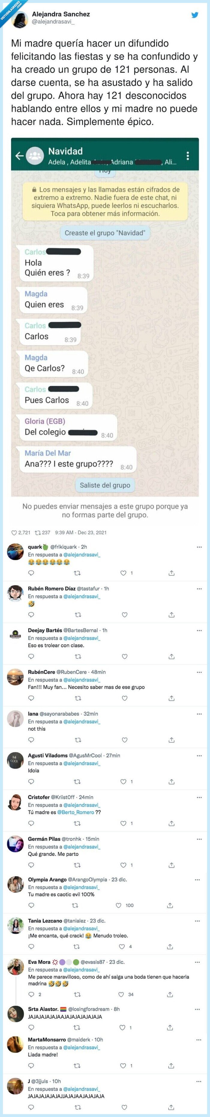 desconocidos,felicitar,confundido,difundido,madre,whatsapp