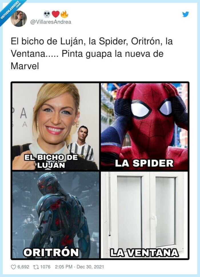 oritrón,luján,spider,ventana,marvel,bicho,paz padilla