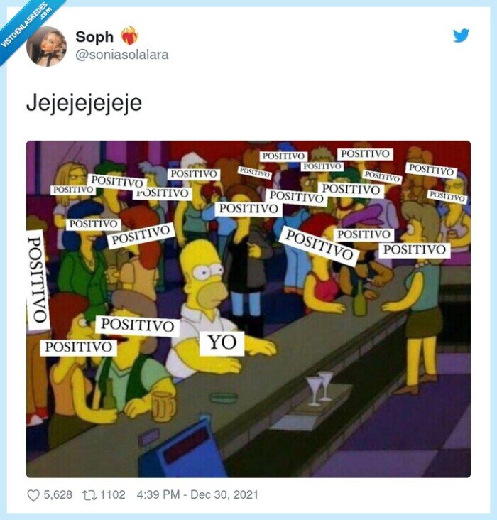 simpson,bar,coronavirus,positivo