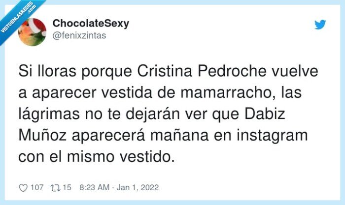 mamarracho,aparecerá,lágrimas,instagram,cristina