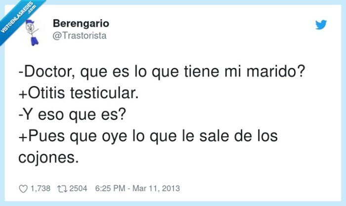 testicular,doctor,otitis,marido