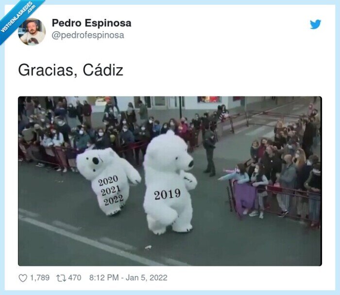 gracias,cádiz,cabalgata,oso polar