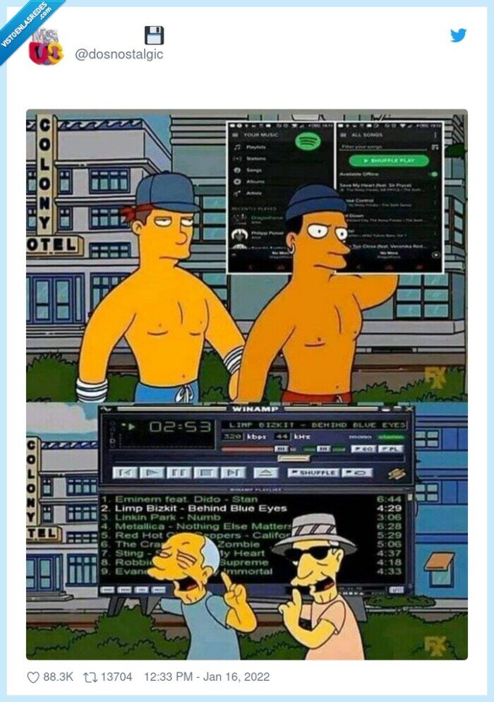 winamp,spotify,cambios,generaciones