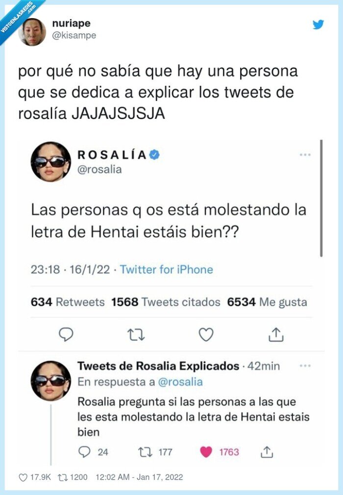 rosalía,explicar,persona
