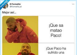 Enlace a La muerte de Paco a lo fino, por @Formalito_el