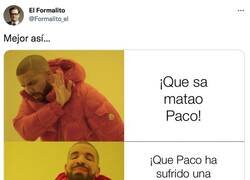 Enlace a La muerte de Paco a lo fino, por @Formalito_el