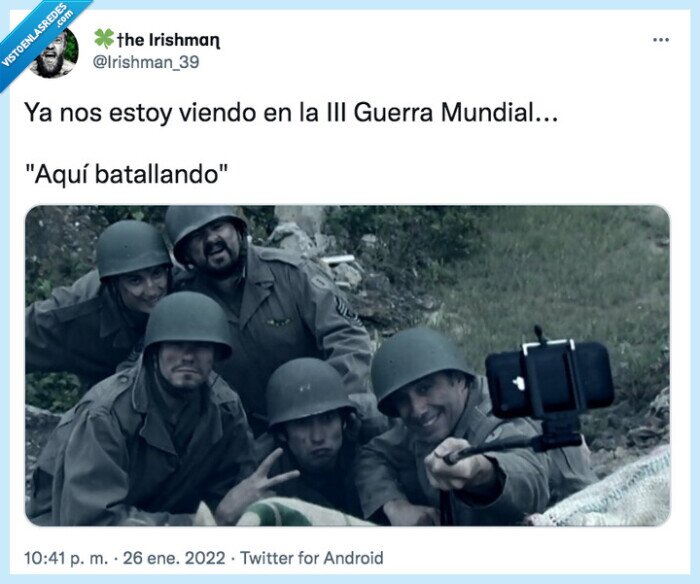 Guerra,Selfie