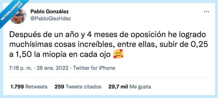 oposici&oacute;n,miop&iacute;a,ojos