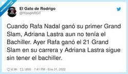 Enlace a Adriana Lastra feat Rafa Nadal, por @YosiphRGT
