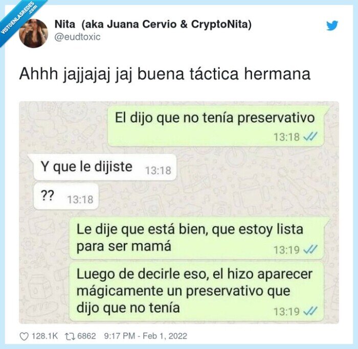 tactica,preservativo,embarazo