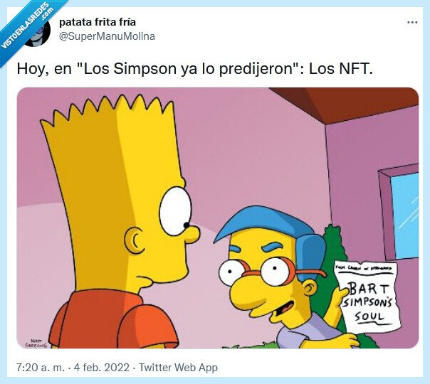 nft,los simpson,predicción