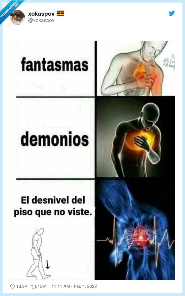 susto,escalón,desnivel