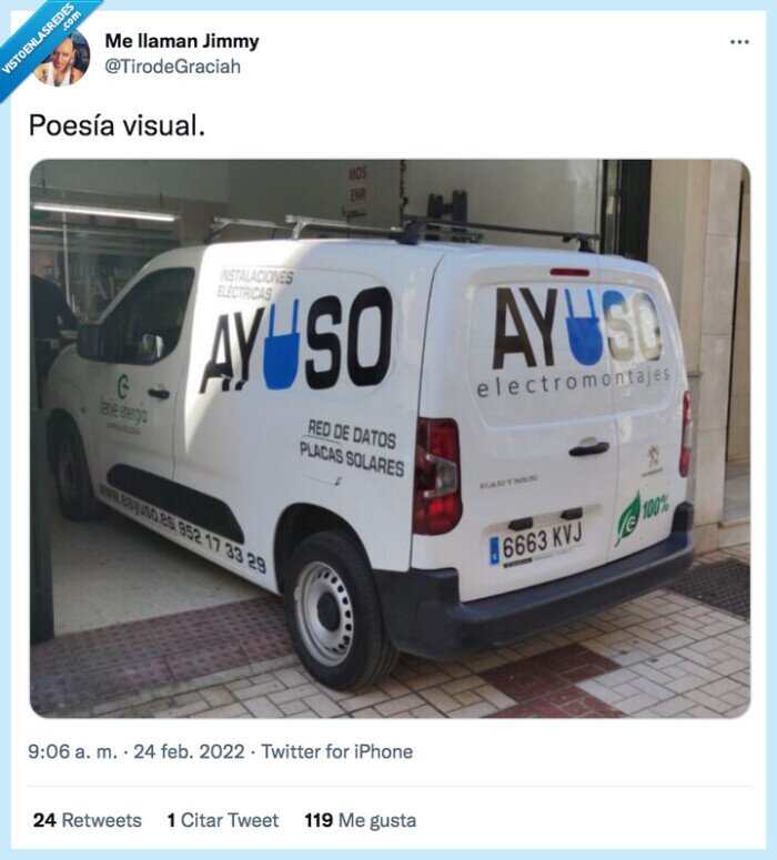 ayuso,enchufe,camioneta,logo