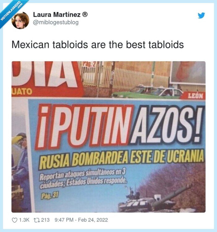 tabloides,mexicano,putinazos,putin,guerra,rusia,ucrania