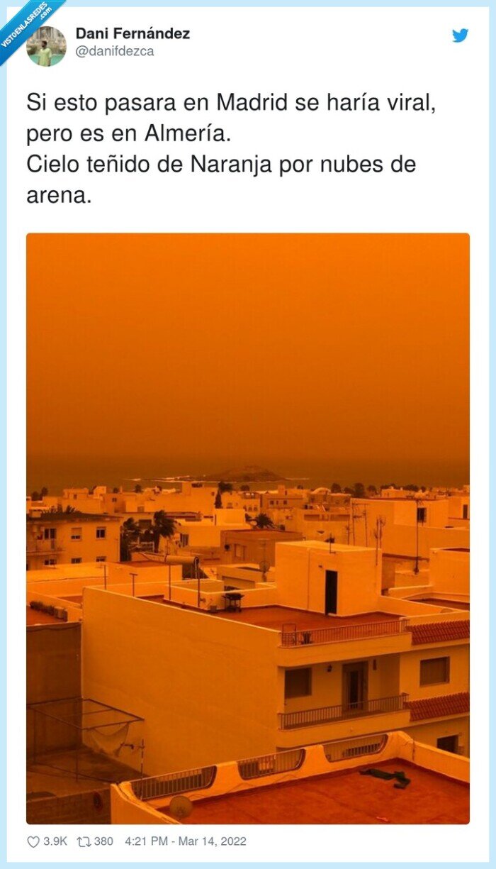 almería,teñido,naranja,cielo