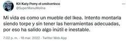Enlace a Ya sé que se va a caer por @supermanumolina