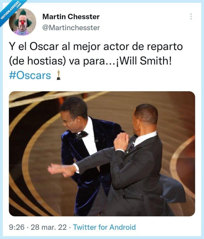 Óscar,Will Smith,Christ Rock,Hostia,Premios,Zasca,Twitter,Gala,Humor