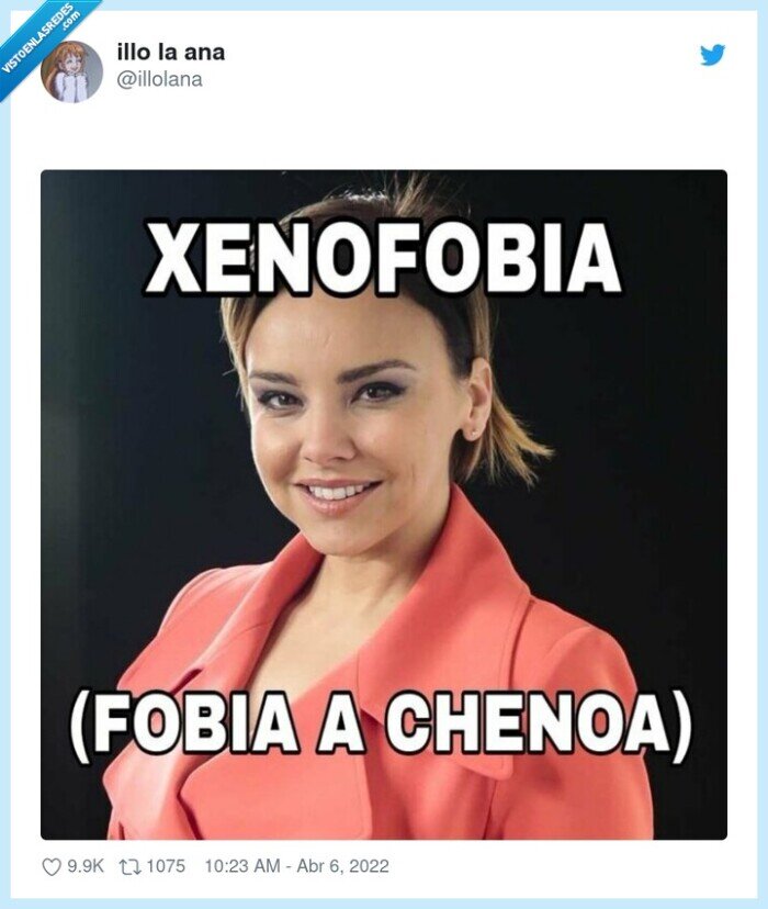 chenoa,fobia