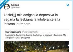 Enlace a Distintos grupos de amistades, por @luceaar
