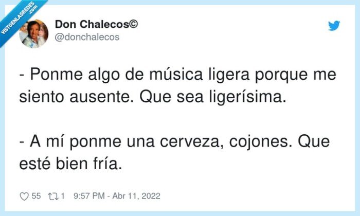 ligerísima,cerveza,música,ausente,ana mena