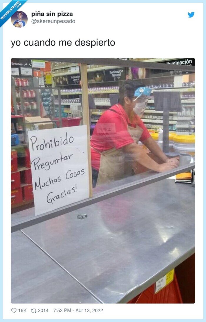 preguntas,tienda,cartel