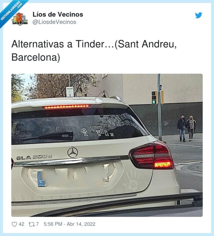 tinder,ligar,alternativa,pegatina,vacante