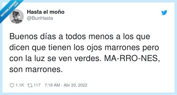 marrones,ojos,verdes